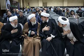 مراسم بزرگداشت سومین روز ارتحال مرحوم آیت‌الله واعظ‌زاده خراسانی