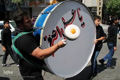 آیین عزاداری تاسوعای حسینی در شهرستان اهر