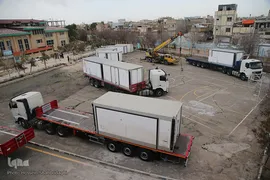 استقرار بیمارستان صحرایی ویژه بیماران کرونا در قم