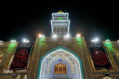 سیاه پوش شدن حرم علوی در سالروز شهادت امام جواد(ع)