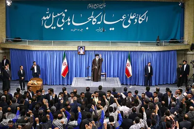 دیدار جمعی از کارگران سراسر کشور با حضرت آیت‌الله خامنه‌ای، رهبر انقلاب