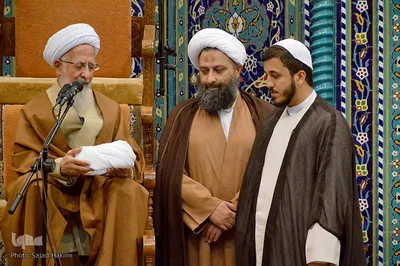 جشن عمامه گذاری طلاب در میلاد امام زمان(ع) در قم
