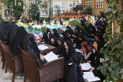 مراسم جزء‌خوانی در خانه موزه شهید مدرس