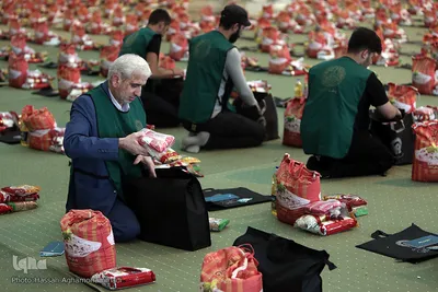 سفره همدلی آستان قدس رضوی