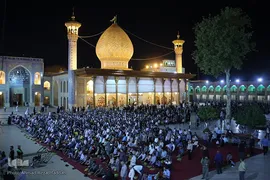 جشن عید بیعت با امام زمان(عج) در حرم شاهچراغ(ع)