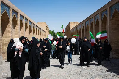 راهپیمایی نمادین «مادری مرز ندارد» در اصفهان