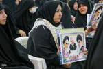 تجمع مردمی در محکومیت حادثه تروریستی گلزار شهدای کرمان