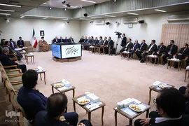 دیدار جمعی از مسئولان و محققان پژوهشکده علوم شناختی با رهبر انقلاب