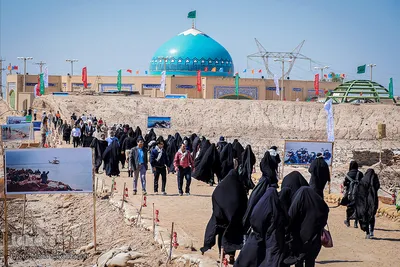 زائران در مناطق عملیاتی جنوب کشور