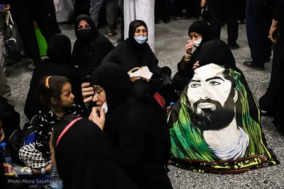 ازدحام زائرین اربعین در پشت مرز بسته شلمچه