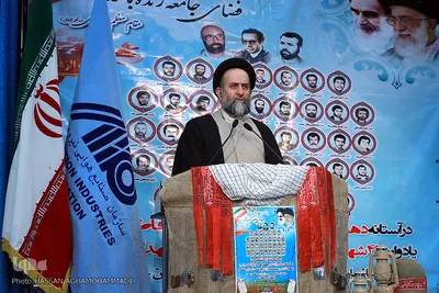 حجت الاسلام حسینی، رییس عقیدتی سیاسی سازمان صنایع هوایی