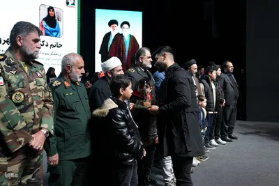 برگزاری همایش ایران قوی با حضور دریادار ایرانی در آذربایجان‌غربی‎