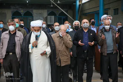 مراسم تشییع حافظ قران مرحوم استاد پرویز رمضانی‎‎