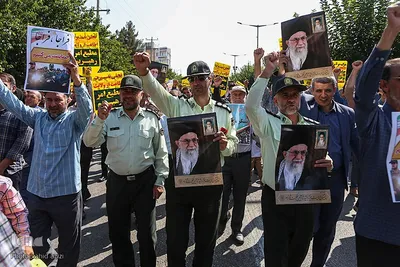 راهپیمایی نمازگزاران نماز جمعه بجنورد در اعتراض به حوادث اخیر‎‎