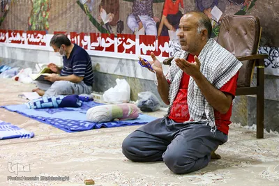 «در هواخوری خدا» مددجویان زندان قم