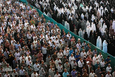 نماز عید سعید فطر در حرم حضرت معصومه(س)