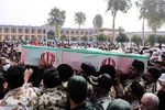 مراسم تشییع پیکر مطهر سروان شهید«رضا کریمی»