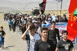 مراسم پیاده‌روی جاماندگان اربعین در شهر یولاگلدی آذربایجان غربی‎
