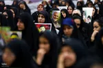 مراسم چهلم شهدای حوادث دی‌ماه در گلستان شهدای اصفهان