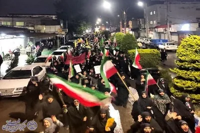 نود و پنجمین اجتماع شبانه مردم بابلسر