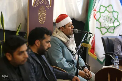 محفل قرآنی با حضور احمد شحات در نمایشگاه قرآن