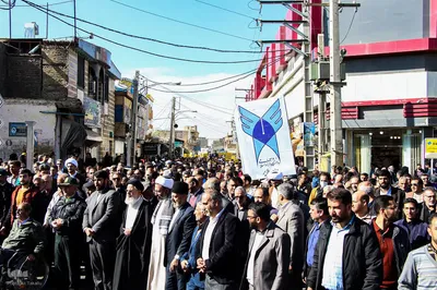 راهپیمایی حمایت از مردم مظلوم غزه و محکومیت رژیم کودک‌کش صهیونیستی‎