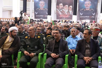 مراسم گرامیداشت نخستین سالگرد شهادت سردار سرلشکر پاسدار غلامحسین غیب‌پرور در شیراز