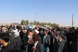 عکس| تشییع شهید گمنام در شهر جدید رامشار