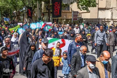 Al-Quds-Marsch 2023 in Isfahan