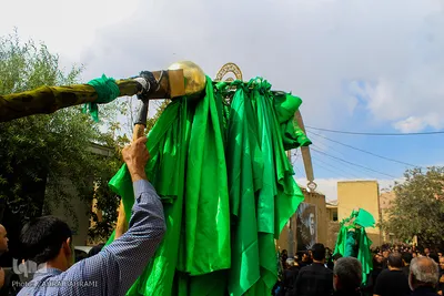عزاداری ظهر عاشورا در روستای انجدان - اراک/عکاس:زهرا بهرامی