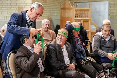 ديدار جمعی از جانبازان دفاع مقدس با توليت حرم شاهچراغ(ع)