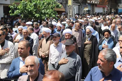 تشییع پیکر آیت‌الله غیاث‌الدین طه محمدی‎