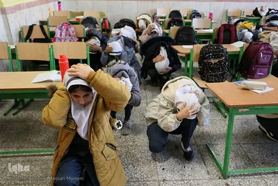 مانور زلزله در استان همدان