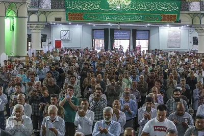 نماز عید سعید قربان در حرم حضرت عبدالعظيم(ع)
