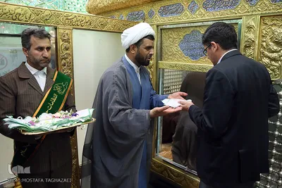 مراسم غبارروبی حرم مطهر امامزاده حسن حسنی(ع)
