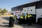 بدرقه کاروان دانش آموزان خراسانی به کربلا
