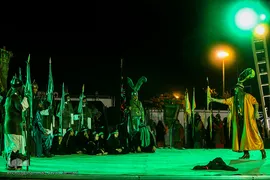 تعزیه «سوگ آزادگی» در بوستان آب و آتش