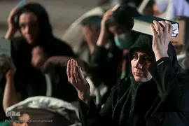 مراسم احیای شب بیست و سوم ماه مبارک رمضان، در بقعه متبرکه امامزاده سید جعفر(ع) و حمیده خاتون (س) باغ‌ فیض