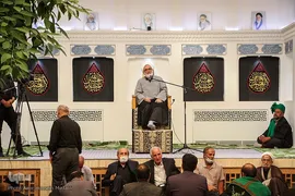 حسینیه ایران؛ مجلس روضه امام حسین(ع) در بیت شهید صدوقی‎‎