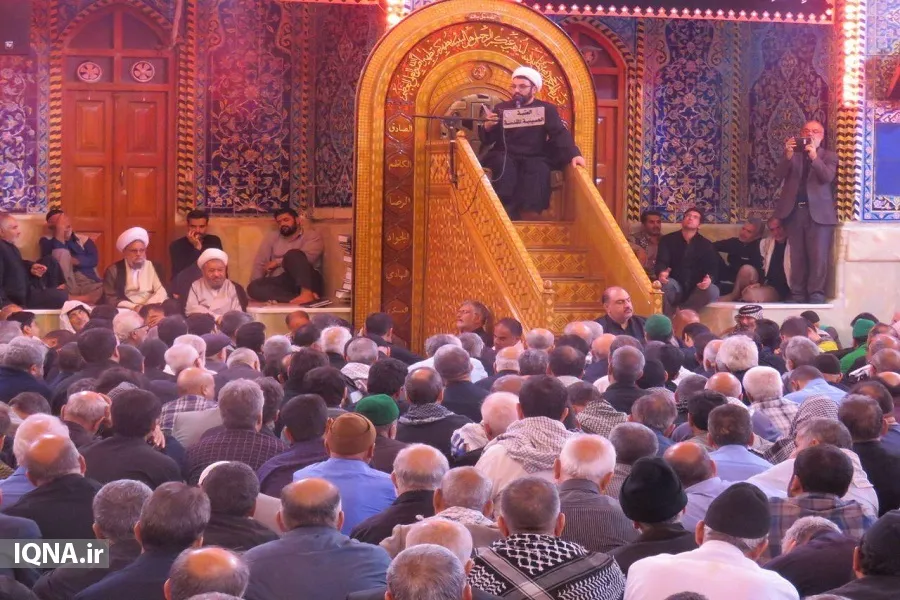 سخنرانی حجت‌الاسلام صابری اراکی در حرم سیدالشهدا(ع)