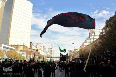 مراسم عزاداری ایام آخر ماه صفر در جوار حرم مطهر رضوی