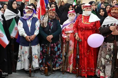 اجتماع و رزمایش بزرگ دو هزار نفری دختران جانفدای ایران در اهر