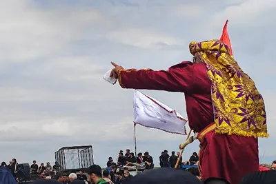 شبیه خوانی روستاب اقبلاغ اقاجان خان