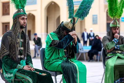مراسم آیینی تعزیه در حرم شاهچراغ (ع)