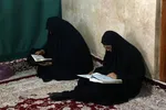 جزءخوانی قرآن در آستان امامزاده جعفر(ع) یزد‎