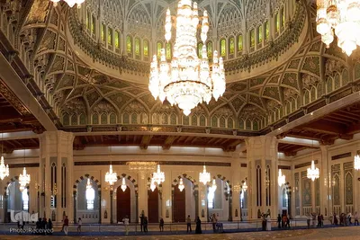 مسجد جامع سلطان قابوس در مسقط، پایتخت کشور عمان