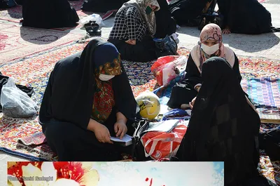مراسم دعای عرفه در آستان مقدس حضرت سید حمزه(ع) تبریز