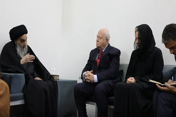 Ayetullah Sistani BM heyetini kabul etti