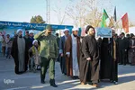 استقبال از چهار شهید گمنام دوران دفاع مقدس در یزد
