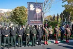 مراسم تشییع حاج بیوک آسایش مداح اهل‌بیت(ع) و رزمنده دوران دفاع مقدس‎‎